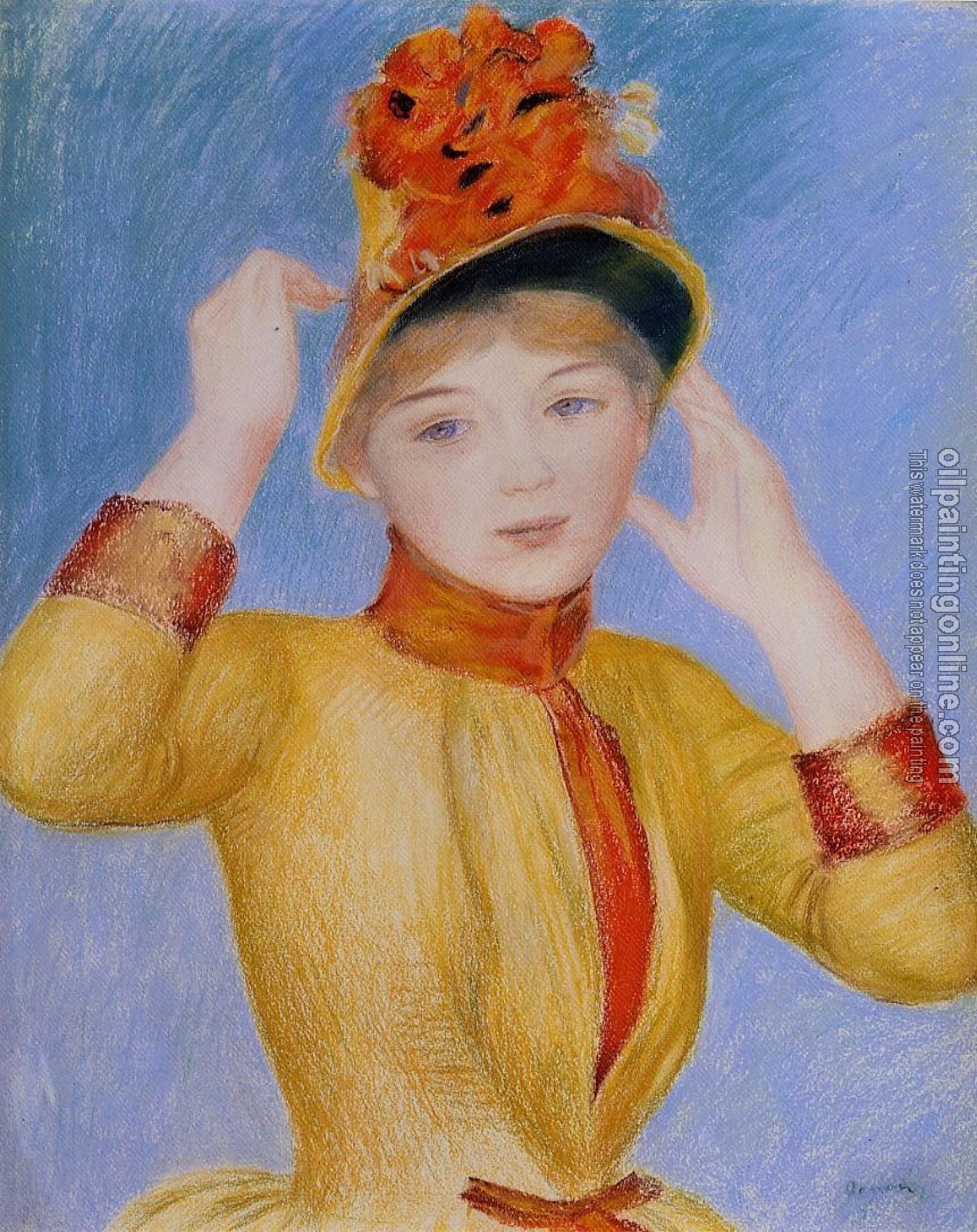 Renoir, Pierre Auguste - Yellow Dress